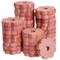 36-Pack Cedar Rings for Plastic or Wire Hangers, Natural Cedar Wood Blocks for Closets, Cabinets, Drawers, Shoes, Clothes Storage Freshener, DIY Crafts (2x2 in)